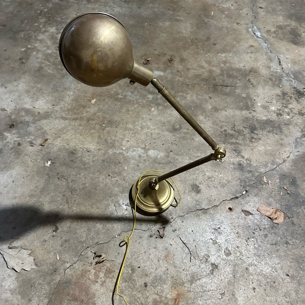 Vintage gold lamp